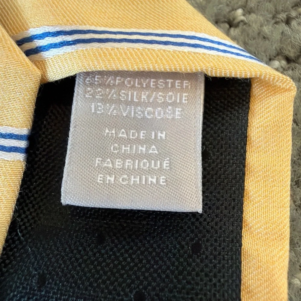 Nordstrom Boys Yellow Striped Necktie